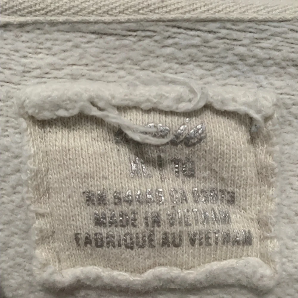 Aerie Love Embroidery Beige Hoodie - Picture 3 of 8